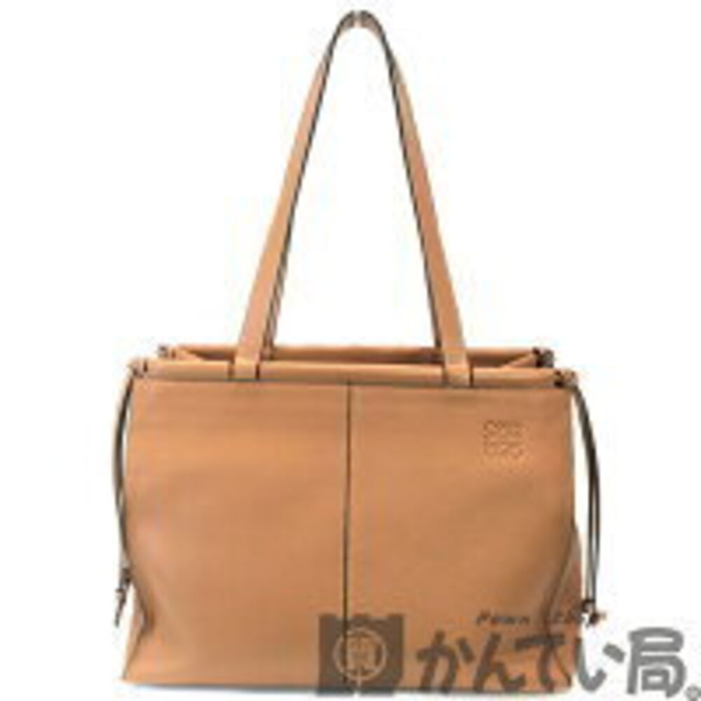 LOEWE Coussin Tote Brown Camel Tan Brown Bag Shoulder